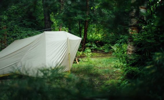 tente de camping plein air